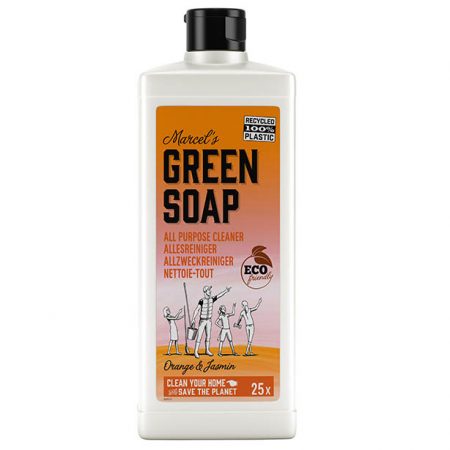 marcels green soap, allesreiniger, sinaasappel, jasmijn, eco