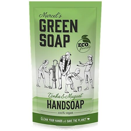 marcels green soap, refill, navulling, tonka, muguet, stazak, 500ml