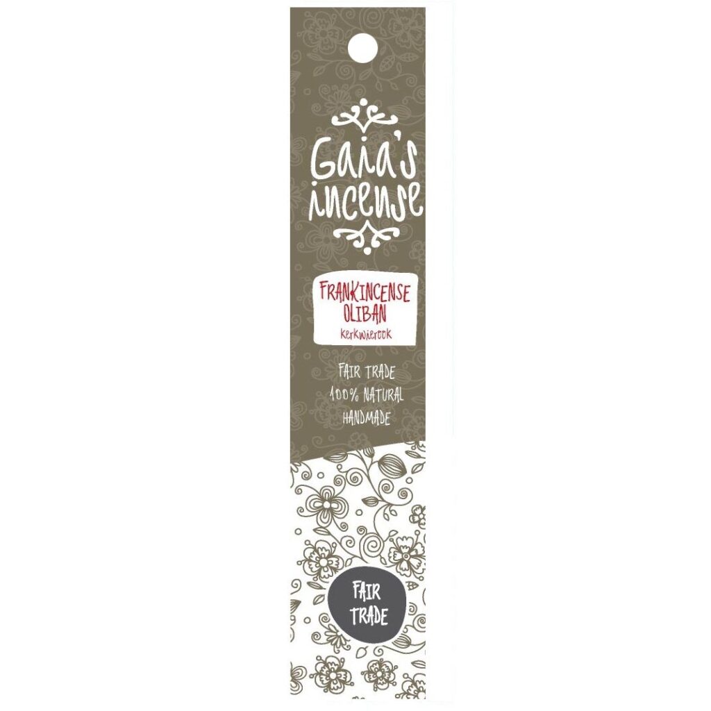 wierook, incense, gaia, kerkwierook, frankincense, fair trade