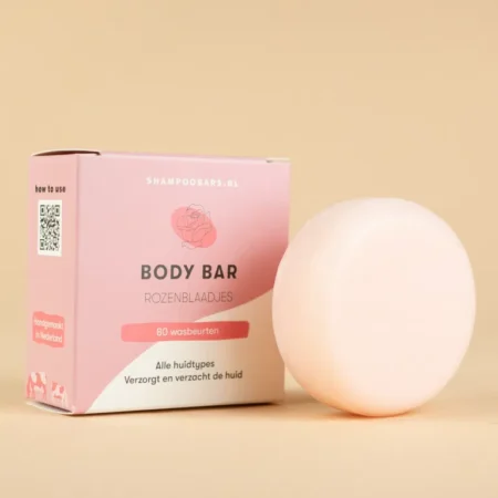 body bar rozenblaadjes, shampoobars, 100% plastic vrij, natuurlijke ingrediënten