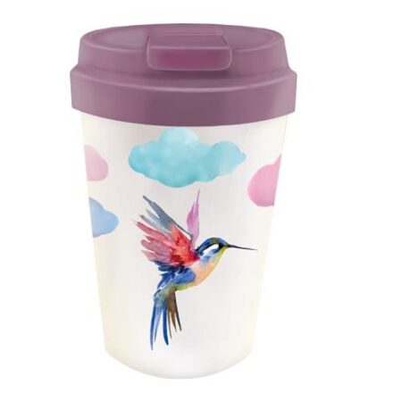 Coffee to go water colour bird BPE1