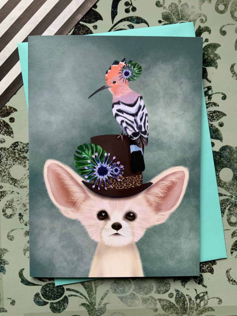 roscoe and hoop, the crimson finch, dierenkaart