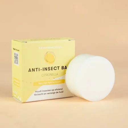 anti-insect-bar, shampoo bar citronella, 100% natuurlijk, parfumvrij