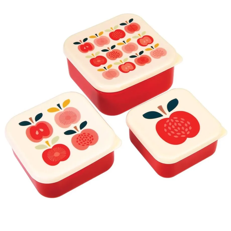 Snack boxes vintage apple, Rex London, back to school