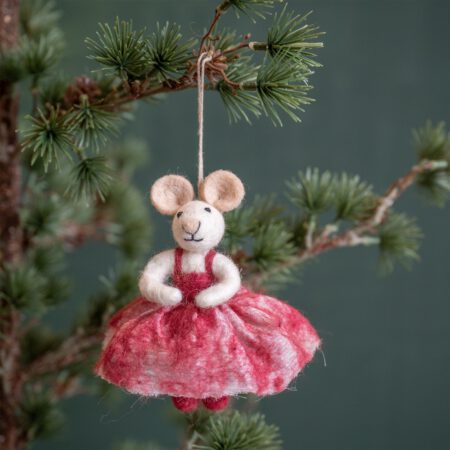 Hanger Muis Ballerina Rood