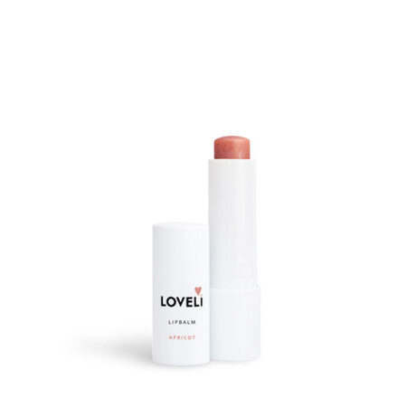 Loveli, lipbalm stick apricot, 100% troepvrij, 100% natuurlijk