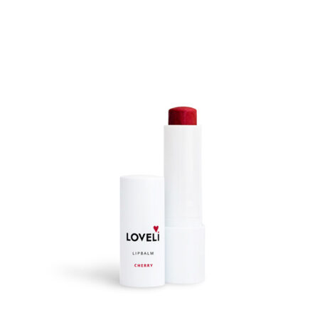 Loveli, lipbalm stick cherry, 100% troepvrij, 100% natuurlijk