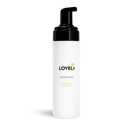 Loveli body wash sunny orange, 100% troepvrij, 100% natuurlijk