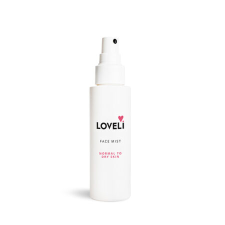 face mist normal to dry skin, Loveli, 100% troepvrij, 100% natuurlijk