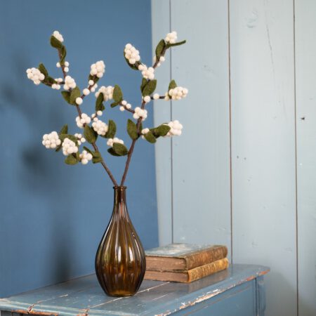 Sjaal met Verhaal, Nepal, Tak witte bes, vilten bloemen