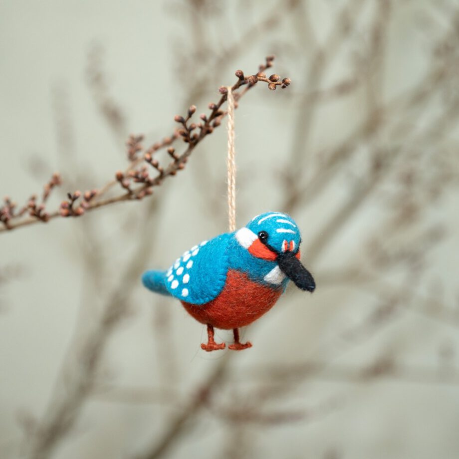 Sjaal van Verhaal, IJsvogel, vilten vogel, Nepal