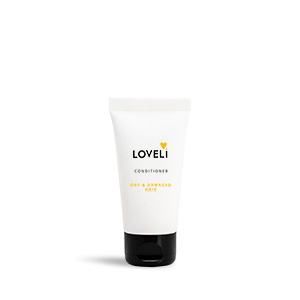 Loveli, conditioner dry & damaged hair travel