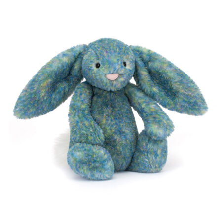 jellycat, bashful, bunny, azure, luxe, deluxe