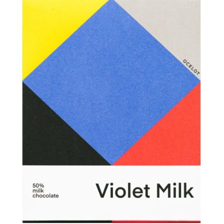 ocelot, viooltjes, milk chocolate, chocolade