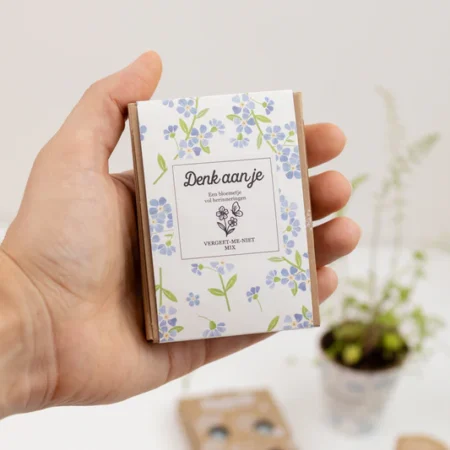 blossombs, bloembommetjes, denk aan je, vergeet me nietjes, forget me not, biologisch