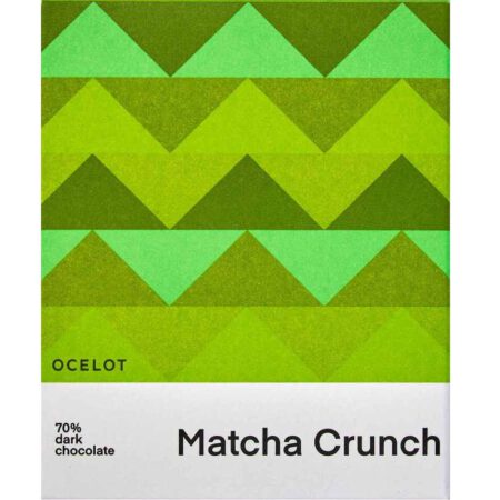 ocelot, matcha, dark chocolate