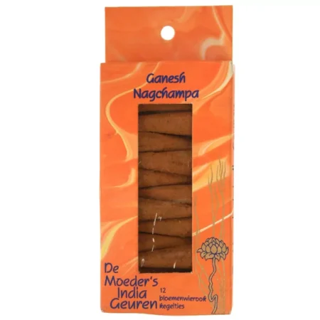 ganesh, nagchampa, wierook, kegeltjes, cones