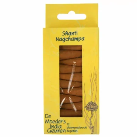 shanti, nagchampa, cones, kegeltjes, wierook